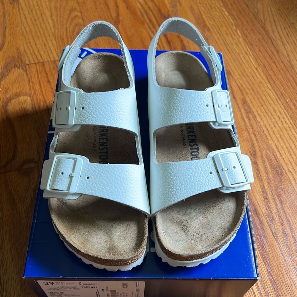 Birkenstock White Sandals